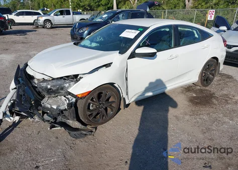 2020 Honda Civic Sport z USA, uszkodzony, nr VIN 2HGFC2F87LH584361